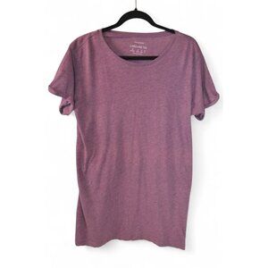 Primark Long Line Tee Purple Short Sleeve Women’s Size M